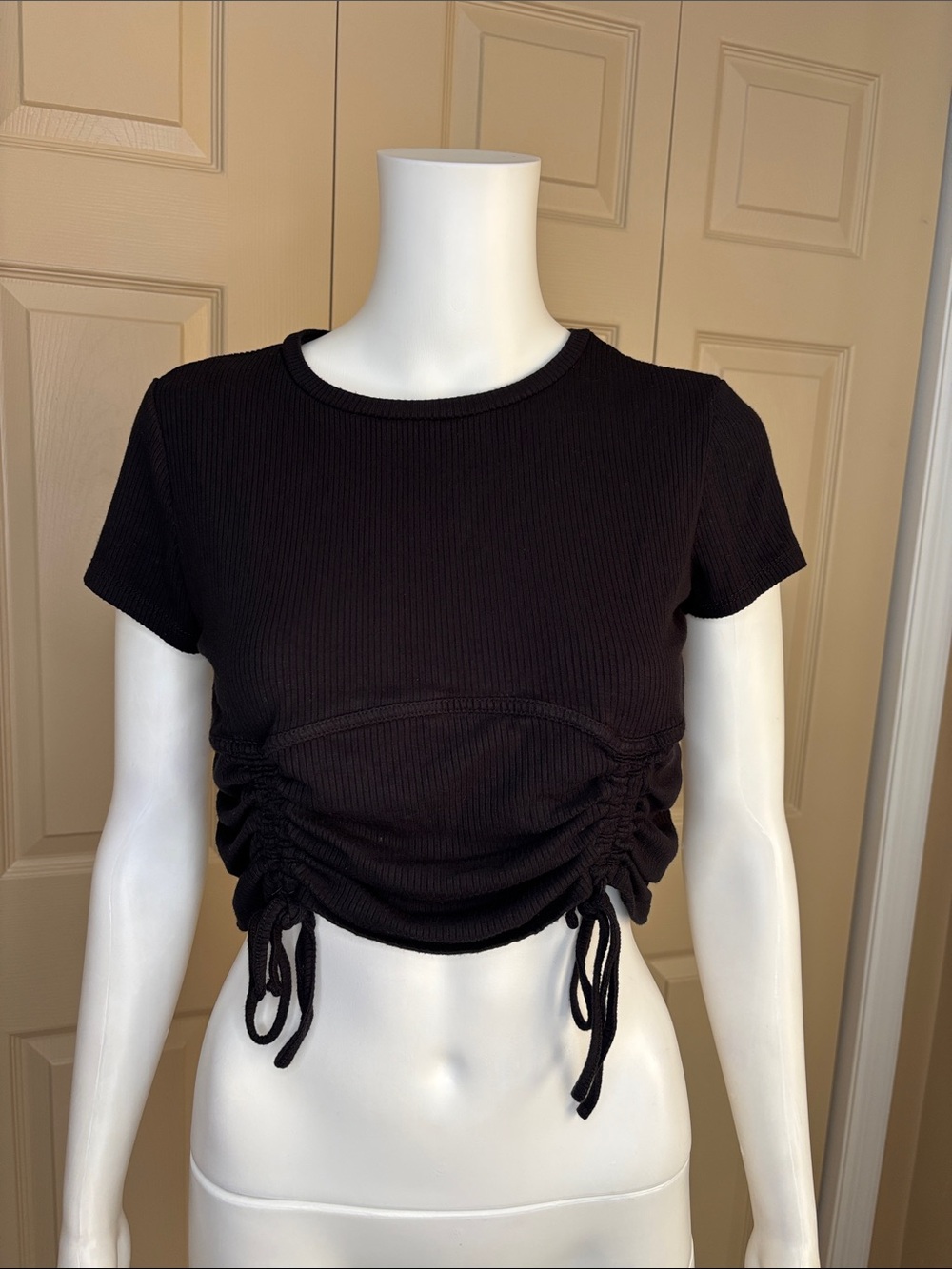 GARAGE ribbed crop top
